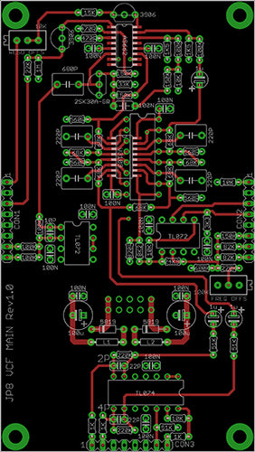 JP8 VCF THT PCB