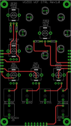 VCZIII VCF THT PCB